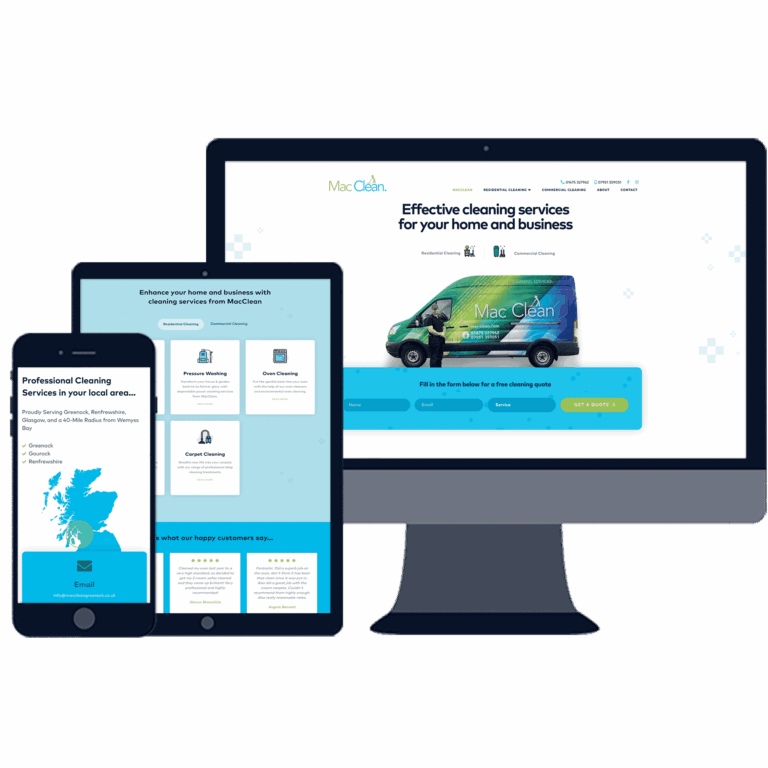 project macclean web responsive